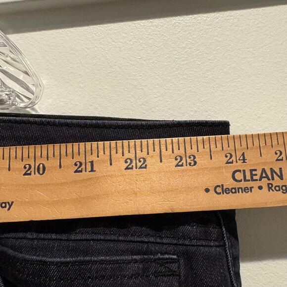 Democracy Jeans Womens 24W Blue Ab Solution Stretch Skinny Plus Size Dark Wash - Picture 7 of 11